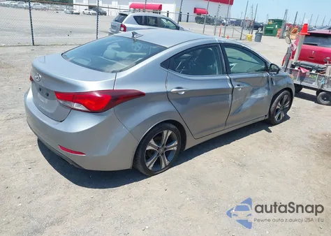 2014 Hyundai Elantra Sport from USA, damaged, VIN KMHDH4AH7EU173855